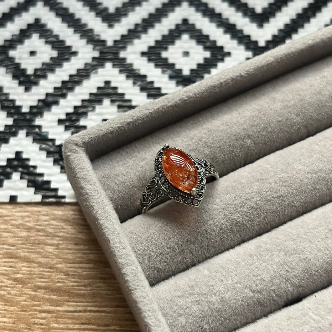 Sunstone ring