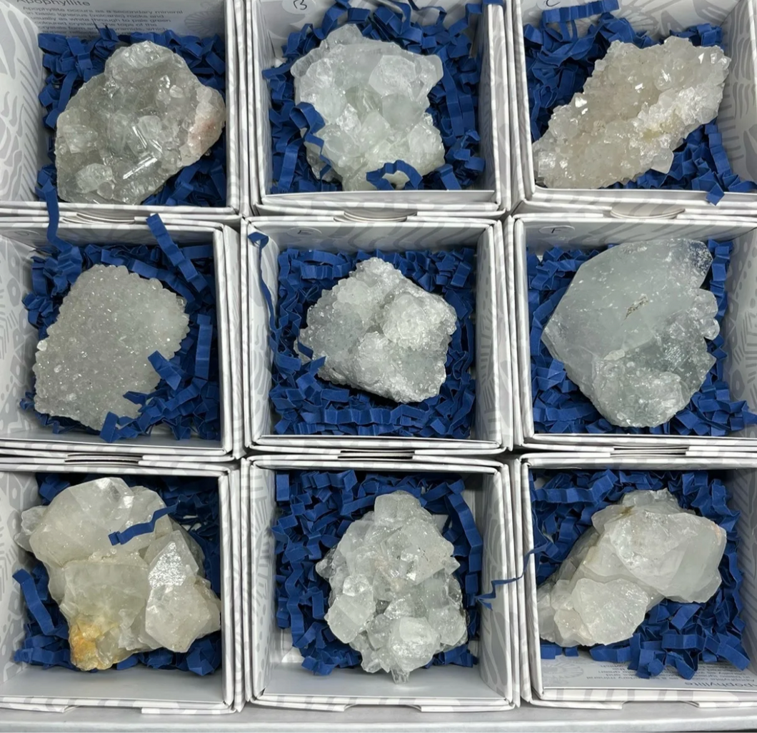 Apophyllite cluster