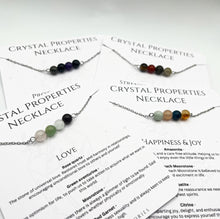 Load image into Gallery viewer, Crystal properties necklace
